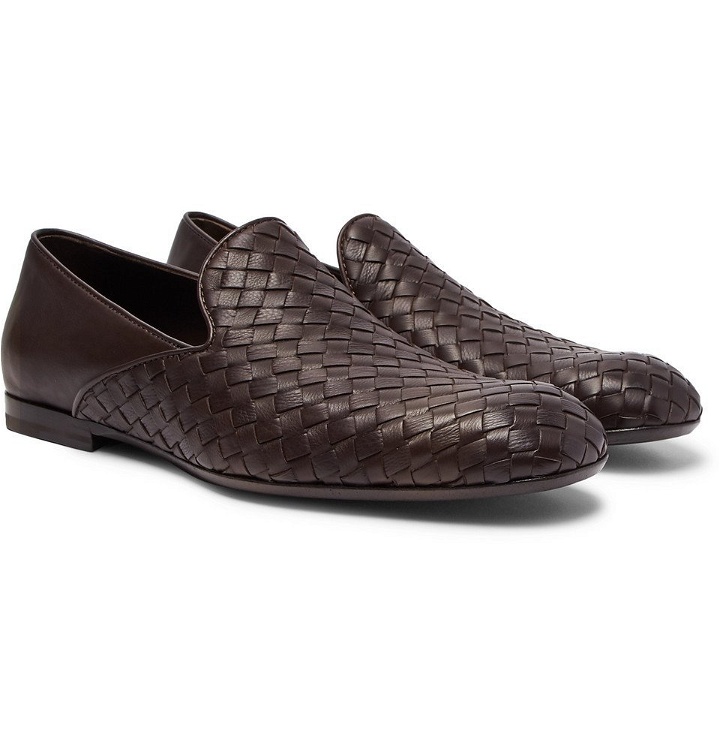 Photo: Bottega Veneta - Intrecciato Leather Loafers - Men - Brown