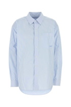 T by Alexander Wang Embroidered Oxford Oversize Shirt