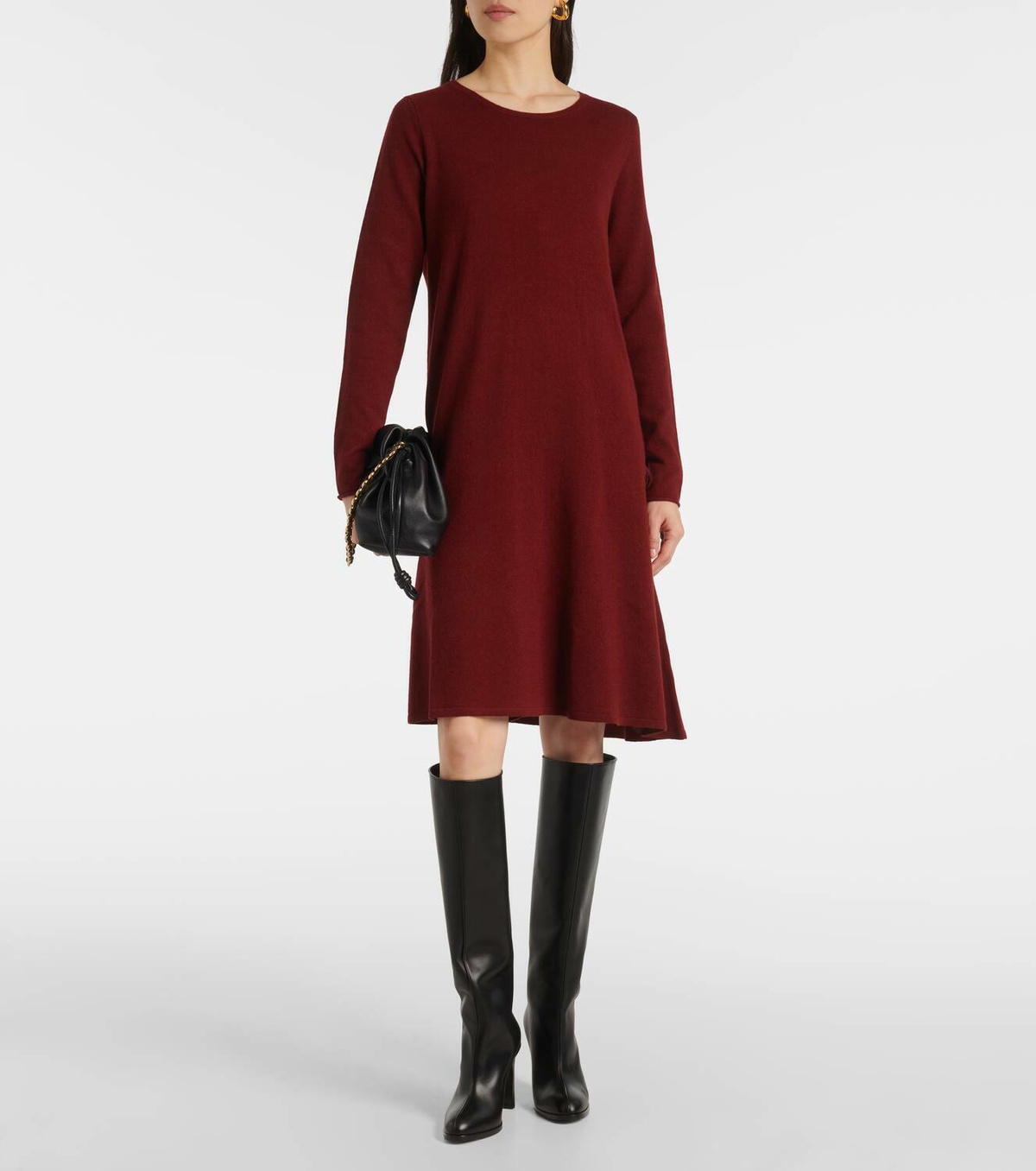 Jardin des Orangers Wool and cashmere sweater dress