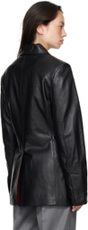 Loulou Studio Black Benetra Leather Jacket