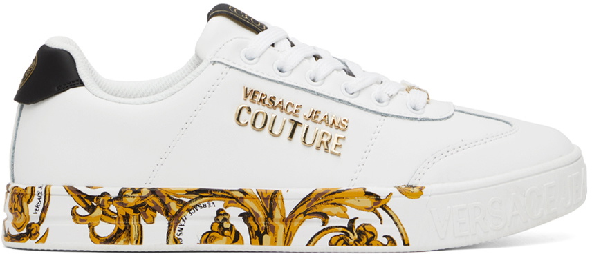 Men's Versace Jeans Couture White Sneakers NEW with Box Size 12 (45) From ( Saks)