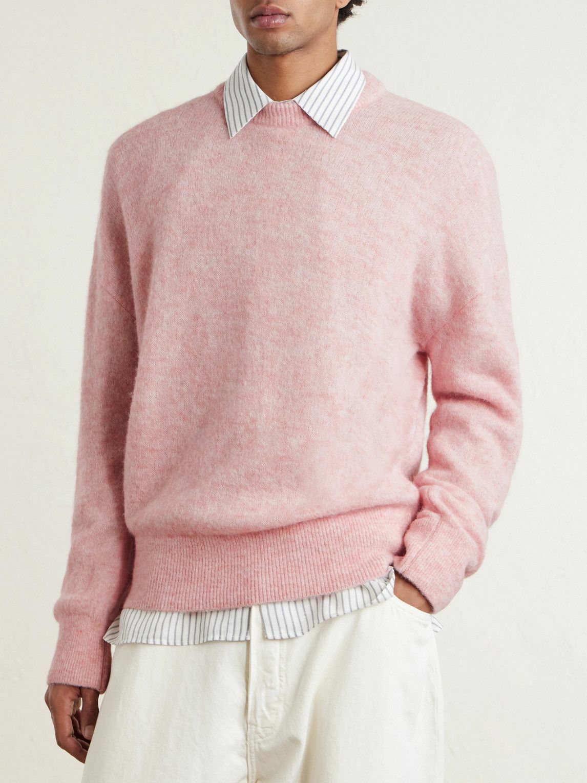 Oliver Spencer - Burley Knitted Sweater - Pink