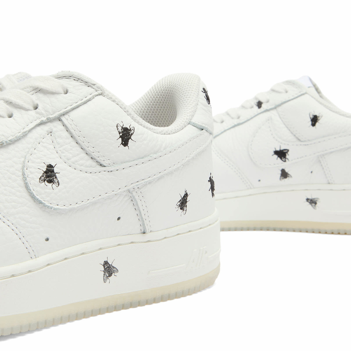 Nike Air Force 1 Retro Halloween Sneaker in Summit White/Black