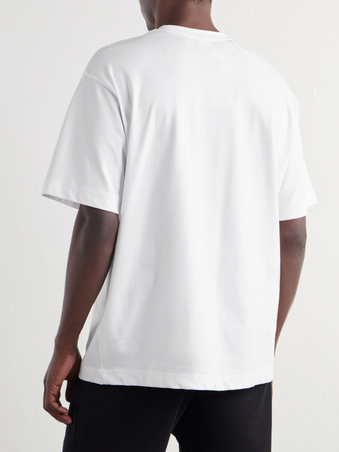 On - Logo-Embroidered Organic Cotton T-Shirt - White