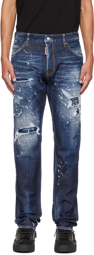 Photo: Dsquared2 Blue Bleached Cool Guy Jeans