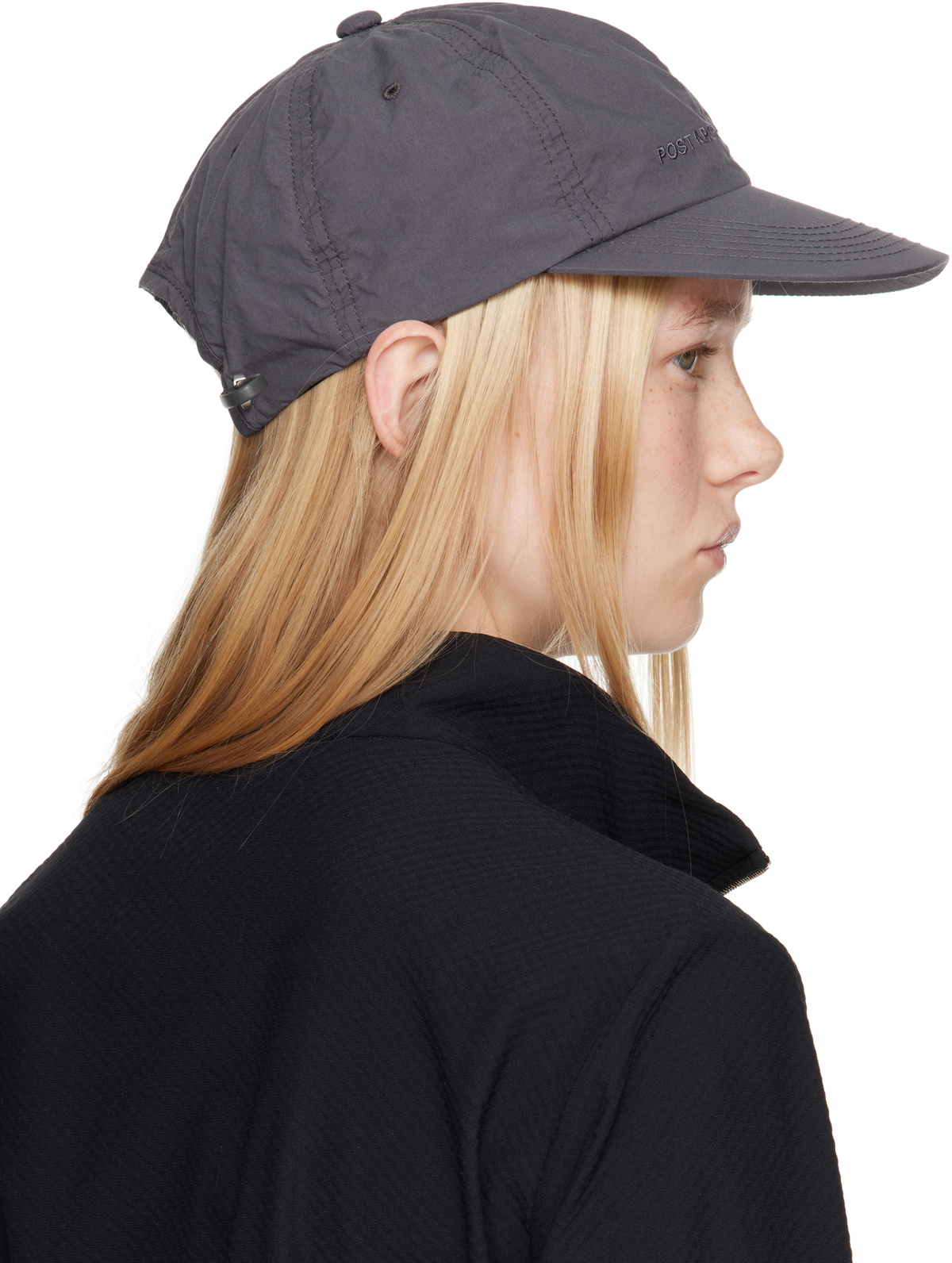 POST ARCHIVE FACTION (PAF) Gray 8.0 Logo Right Cap Post Archive