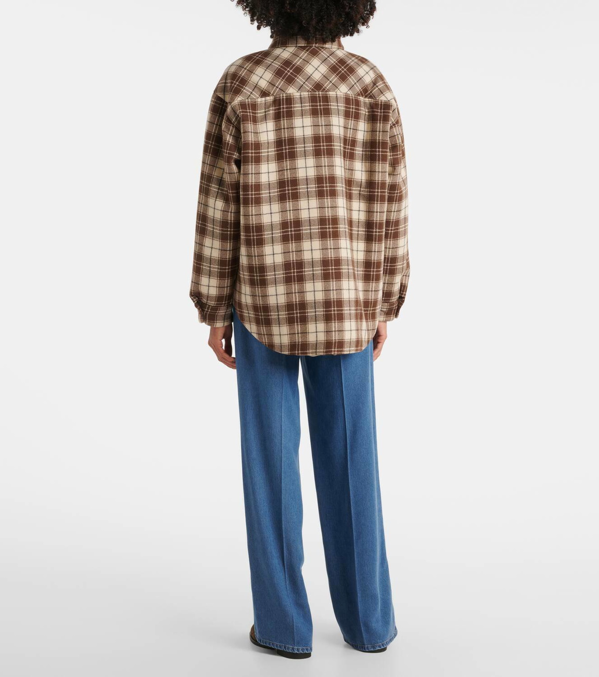 Miu Miu Logo checked wool down jacket Miu Miu Miu Miu Logo checked wool down jacket Miu Miu