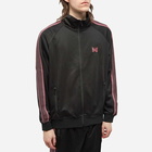 Needles Men's Poly Smooth Track Jacket in Full Black