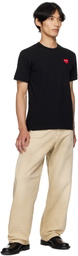 COMME des GARÇONS PLAY Black Heart Patch T-shirt