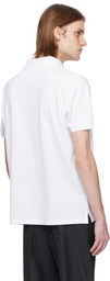 Bally White Crest Short Sleeve Polo