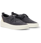 Fear of God - 101 Leather-Trimmed Suede Sneakers - Blue