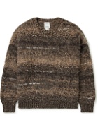 Visvim - Amplus Intarsia Striped Wool Sweater - Brown