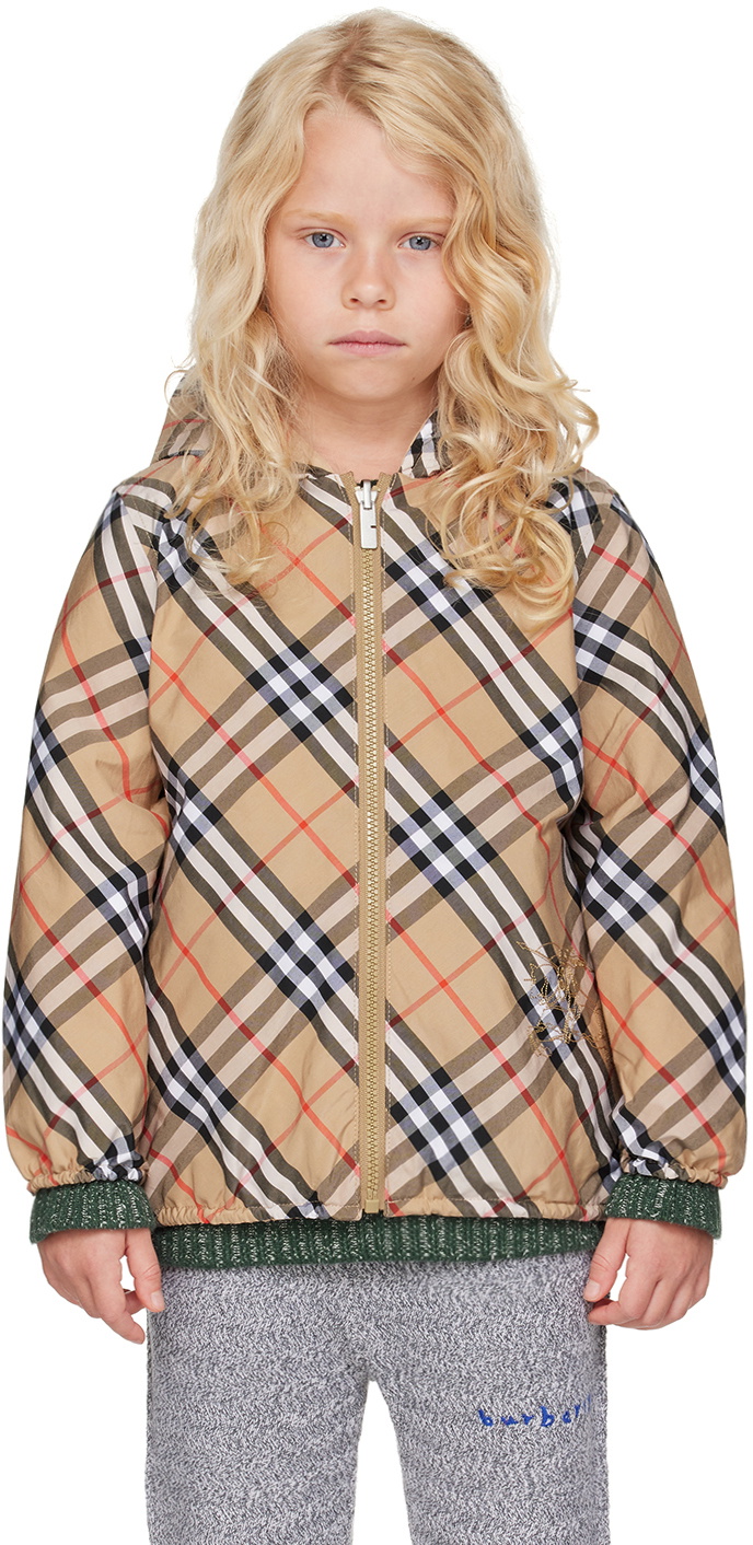 Burberry Childrens Unisex Hat In Beige main image 0