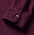 Aspesi - Cotton-Jersey Henley T-Shirt - Men - Burgundy