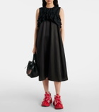 Noir Kei Ninomiya x Reebok embellished platform sneakers