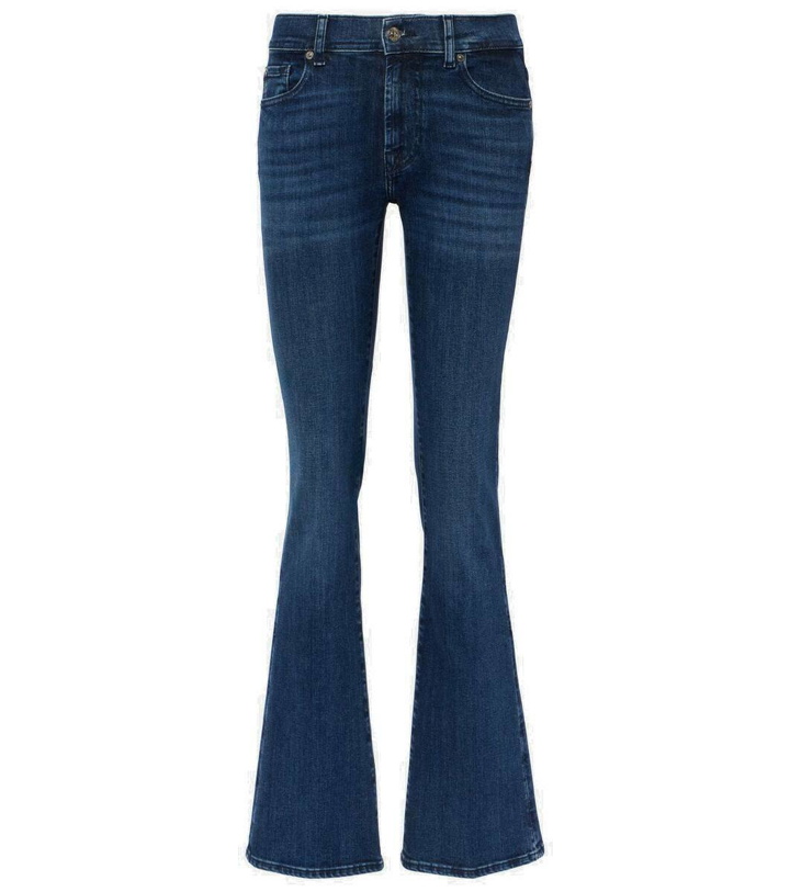 Photo: 7 For All Mankind Mid-rise bootcut jeans