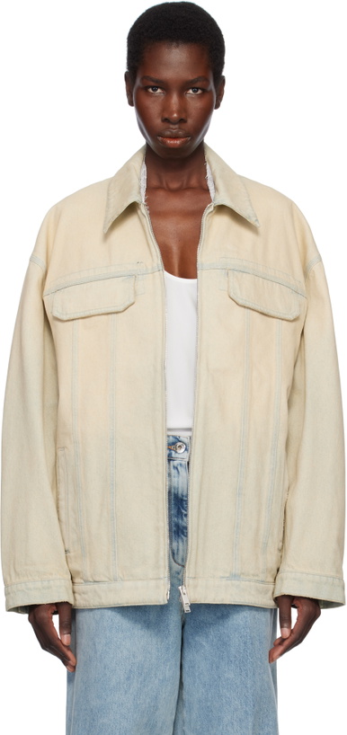 Photo: Stella McCartney Blue Sand Overdyed Denim Jacket
