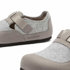 Birkenstock London Nova in Stone Coin Felt