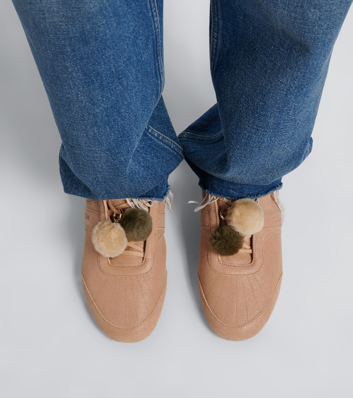 Chloé Chloé Kick suede sneakers