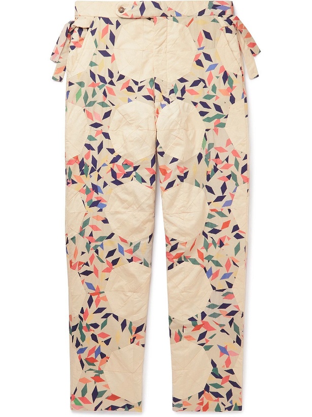 Photo: BODE - Straight-Leg Patchwork Printed Cotton Trousers - Multi