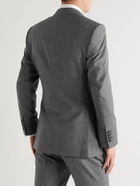 Kingsman - Checked Wool Suit Jacket - Gray