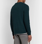 Theory - Nardo Cable-Knit Wool-Blend Sweater - Green