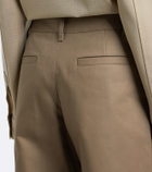 Lemaire Cotton twill wide-leg pants