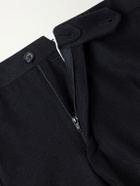 Canali - Tapered Wool-Blend Fresco Suit Trousers - Black