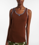 Prada Cotton jersey tank top