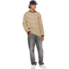 Carne Bollente Beige Stripe Keep It Up Long Sleeve T-Shirt