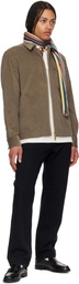 Paul Smith Multicolor Knitted Merino Wool Signature Stripe Scarf