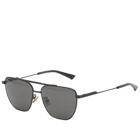 Bottega Veneta Eyewear Men's BV1236S Sunglasses in Black/Grey