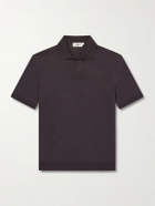 Altea - Pierre Lyocell and Cotton-Blend Polo Shirt - Brown
