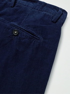 Massimo Alba - Straight-Leg Cotton-Corduroy Trousers - Blue