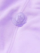 Moncler Genius - 2 Moncler 1952 Logo-Flocked Cotton-Jersey Sweatshirt - Purple