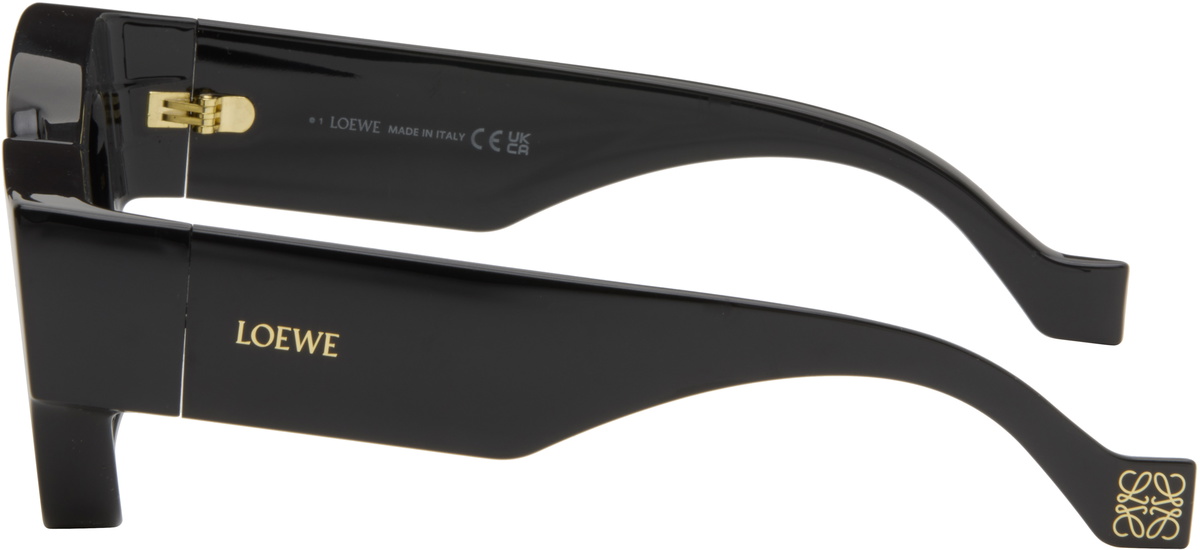 LOEWE Black Paula's Ibiza Goggle Rectangle Sunglasses
