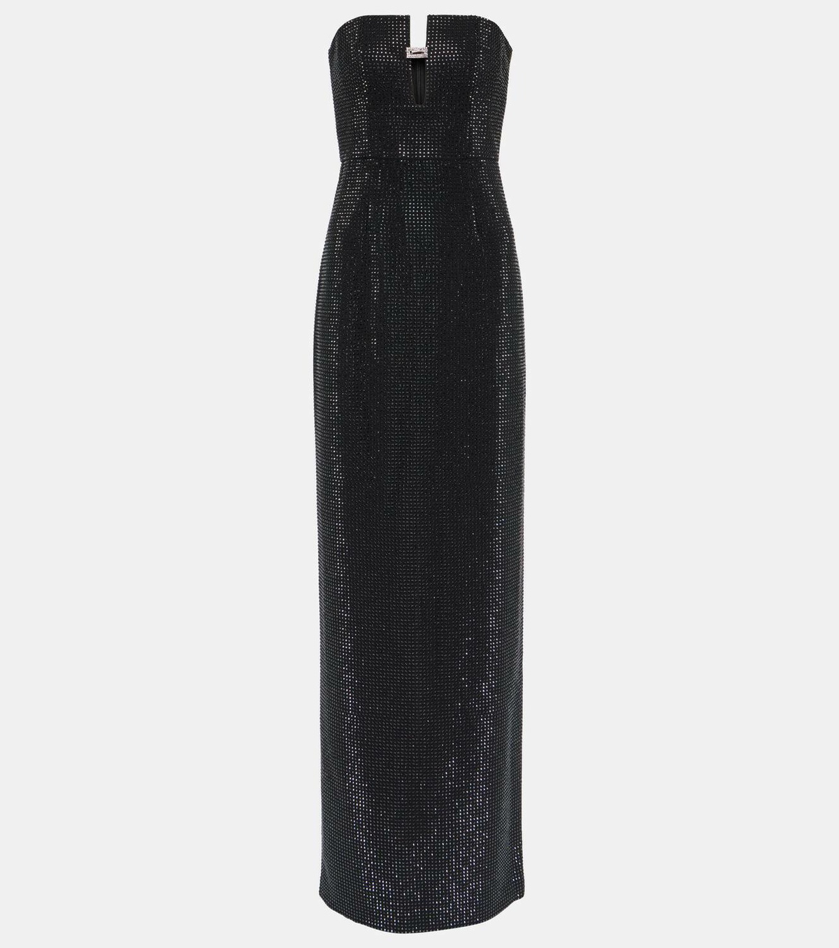 Roland Mouret Crystal-embellished strapless gown Roland Mouret