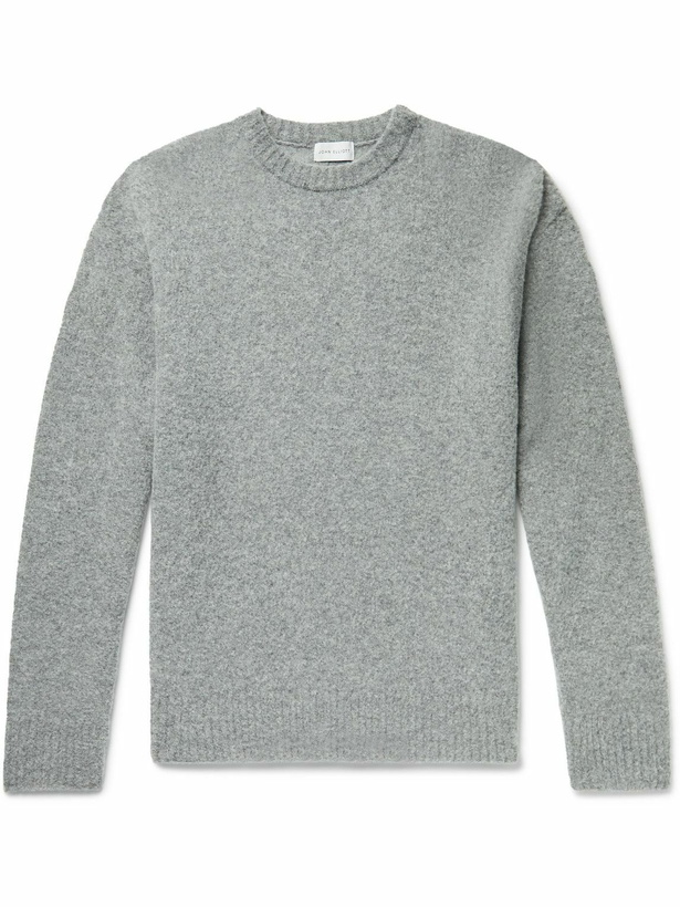 Photo: John Elliott - Powder Merino Wool-Blend Sweater - Gray