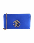 Roberto Cavalli Womens Clutch Bright in Blue