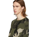 Valentino Green Camo Sweater