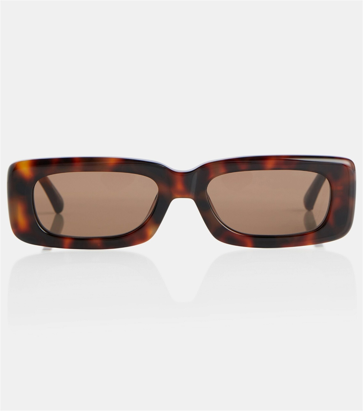 The Attico - x Linda Farrow Marfa Mini tortoiseshell sunglasses The Attico
