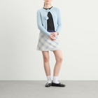 Kijun Women's Double Corsage Cardigan in Sky Blue