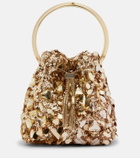 Jimmy Choo Bon Bon Small embellished bucket bag