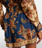 Zimmermann Aster printed silk shorts