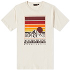 Napapijri Men's Mountain Print T-Shirt in White