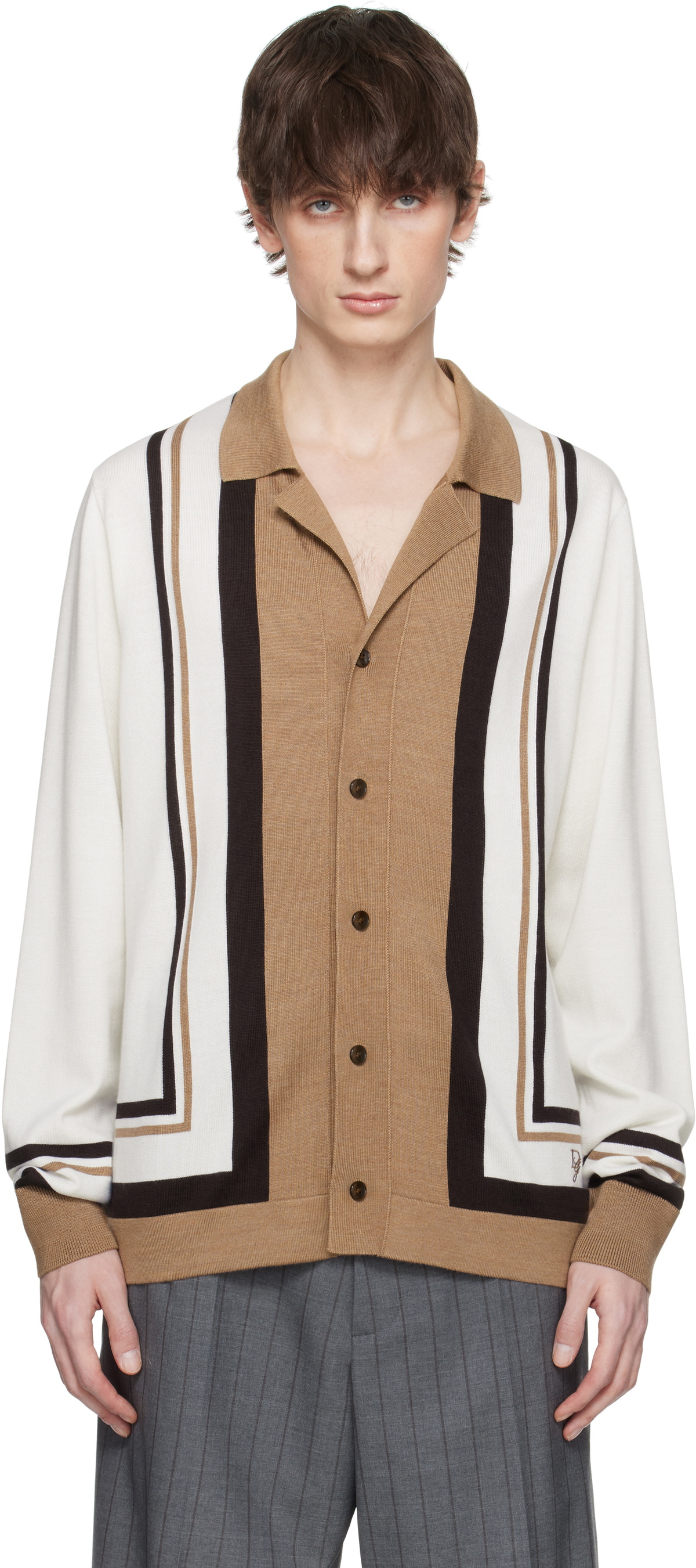 【Dolce&Gabbana】 DG alpaca and wool-blend sweater Dolce&Gabbana DG alpaca and wool-blend sweater Dolce & Gabbana