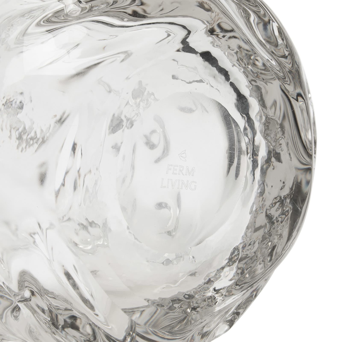 ferm LIVING Virelle Vase - H24cm in Clear 