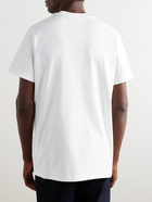 Moncler - Logo-Appliquéd Cotton-Jersey T-Shirt - White