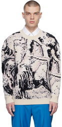 Alexander McQueen Multicolor William Blake Dante Sweater