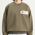 Cole Buxton Men's CB Star Racing Sweatshirt in Khaki